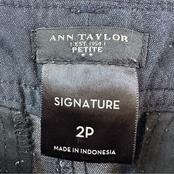 Ann Taylor Navy Trouser Shorts - Picture 3 of 5